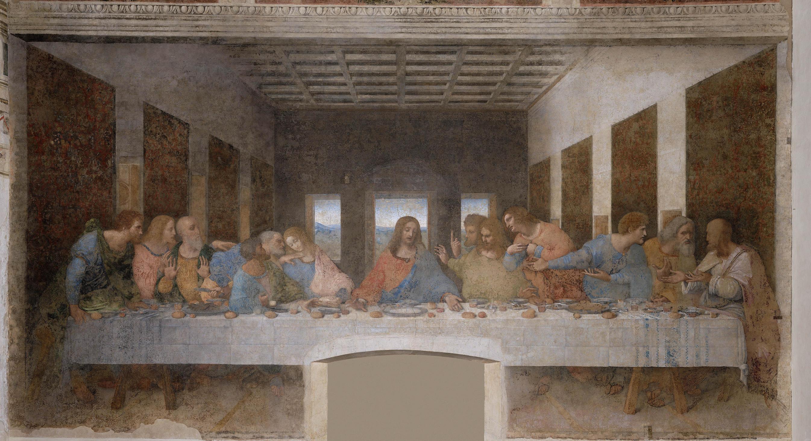 Леонардо да Винчи Тайная вечеря 1495 - 1497. История создания