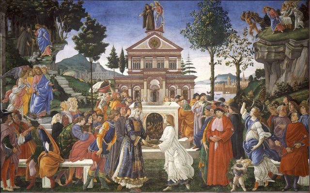 Temptations of Christ by Botticelli